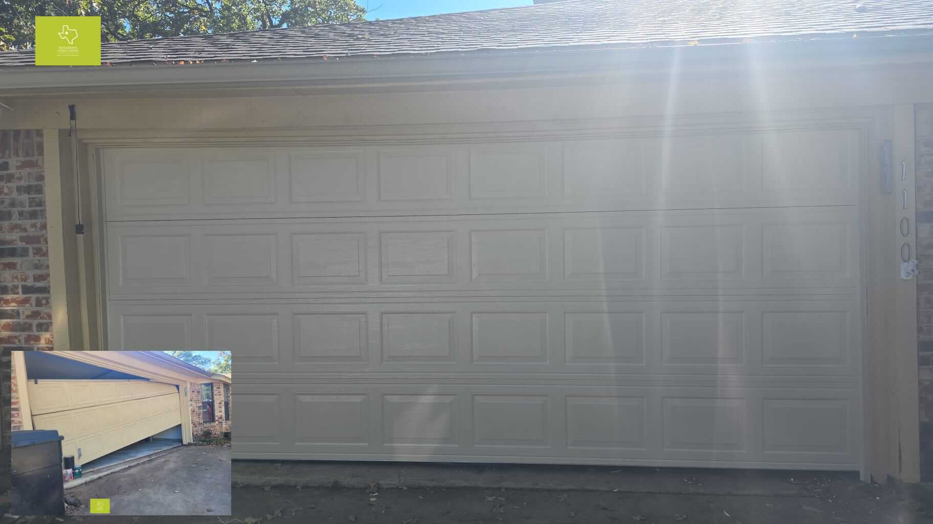 new-garage-door install